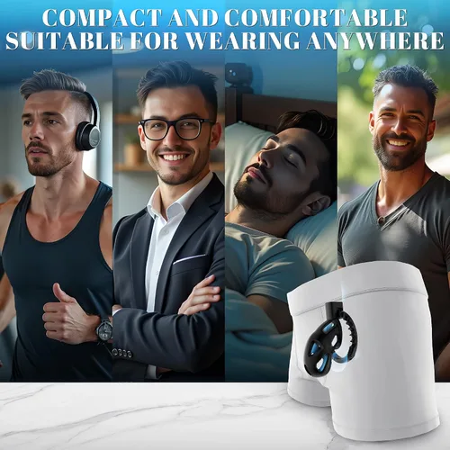 Miniatura 7 de Uoffile Dispositivos de jaula de castidad masculina, jaula ligera de castidad con 8 anillos ajustables para el pene y bloqueo invisible,