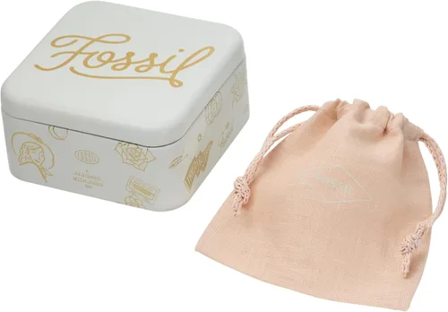 Miniatura 2 de Fossil - Collar con colgante de acero inoxidable en tono dorado para mujer
