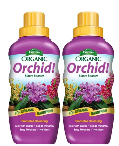 Espoma Organic Orchid! Alimento concentrado para plantas de 8 onzas – Fertilizante vegetal y potenciador de floración para todas las orquídeas y