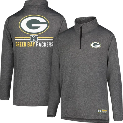 Miniatura 30 de Ultra Game Men's NFL Official Super Soft Quarter Zip Long Sleeve T-Shirt