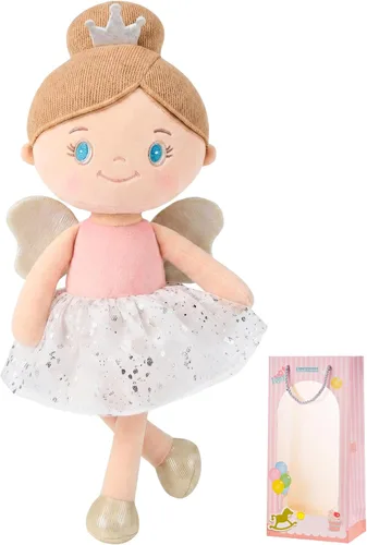 Miniatura 9 de Gloveleya Muñeca bebé niña regalos juguetes de peluche muñecas suaves regalos bebé niña cereza rojo 15 pulgadas con caja de regalo Nuevo