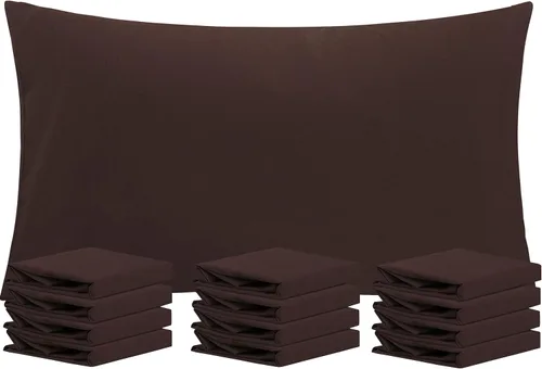 Miniatura 16 de NTBAY Paquete de 12 fundas de almohada Queen 100% microfibra cepillada, súper suaves y acogedoras, resistentes a las arrugas, la decoloración