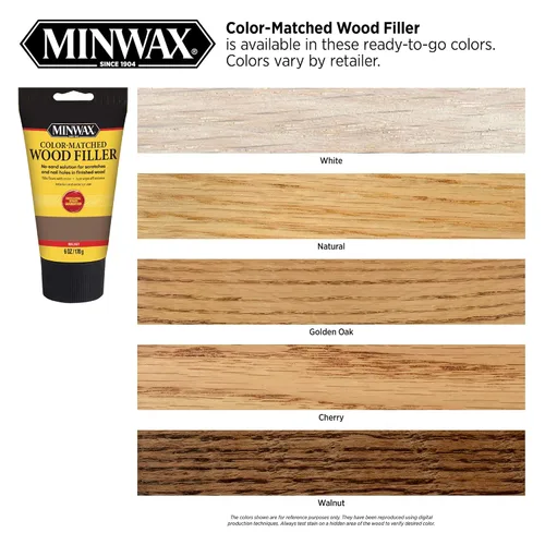 Miniatura 3 de Minwax Relleno de madera con color, Nogal, 6 onzas (paquete de 8)