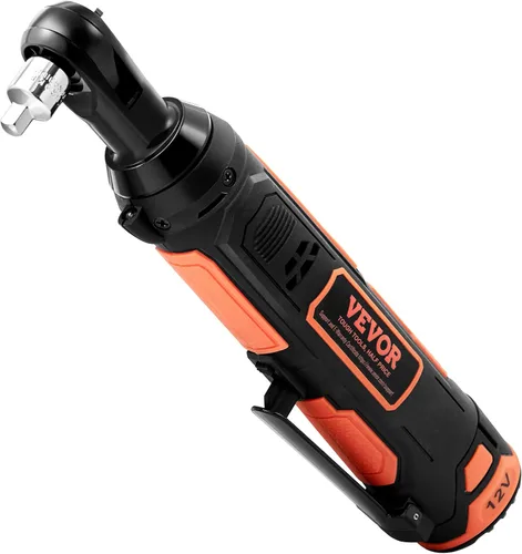 Miniatura 9 de VEVOR Juego de llaves de trinquete eléctricas inalámbricas de 3/8 pulgadas, kit de herramientas de trinquete eléctrico de 12 V, 33 pies-libras