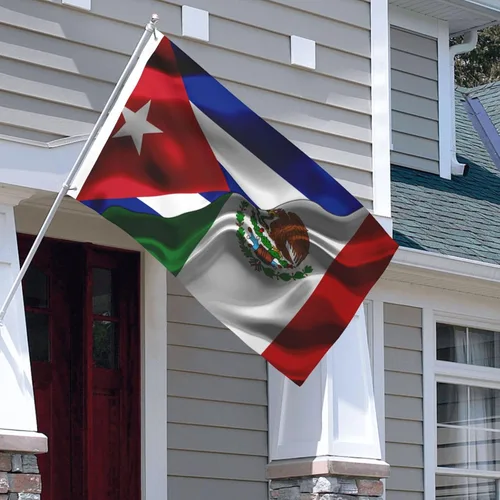 Banderas para exteriores de 3 x 5 pies, bandera mexicana de Cuba y Michoacán, bandera mexicana de 3 x 5 pies, banderas de impresión de doble cara,