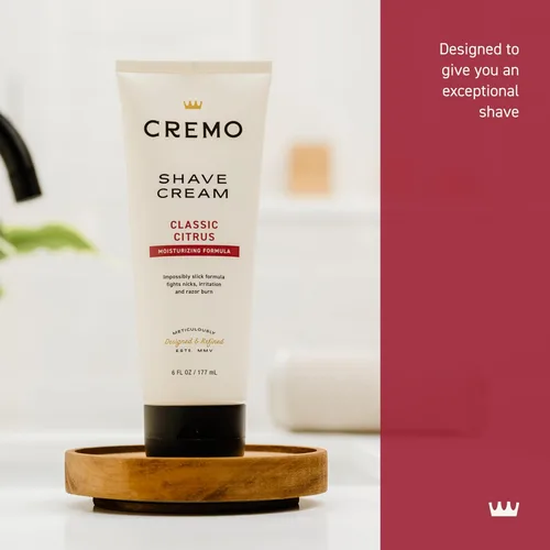 Miniatura 2 de Cremo Crema de Afeitar Original, Crema de Afeitar Ultra-Deslizante Asombrosamente Superior para Hombres, Combate Cortadas, Cortes y Quemaduras