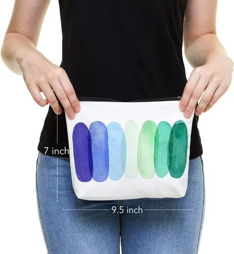 Miniatura 2 de Regalos inspiradores para mujeres, bolsas de arcoíris para niñas y mujeres, bolsa de maquillaje de arcoíris para ella, pared de arcoíris, regalos