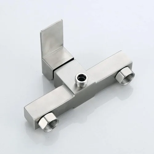 Miniatura 3 de SUS 304 Mezclador de ducha de baño de acero inoxidable grifo de ducha montado en la pared grifo de control de agua caliente y fría
