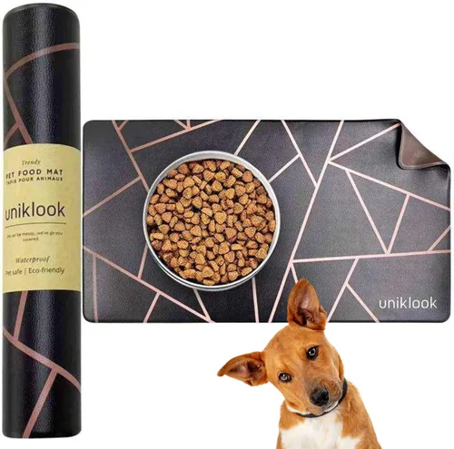 Miniatura 8 de Tapete de comida para perros, tapete para tazón de perro, tapete de comida para mascotas, tapete para alimentos y agua para perros, tapete