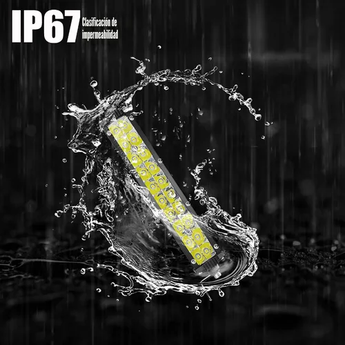Miniatura 5 de Barra de luz LED delgada de 7 pulgadas para camión tractor, 12 V-60 V, pequeñas luces LED de trabajo todoterreno, luces antiniebla auxiliares 60 W