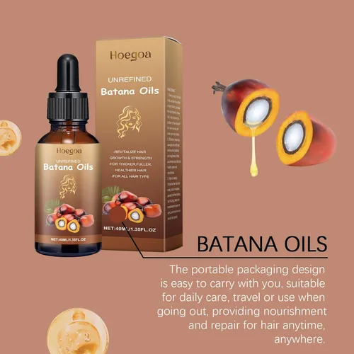 Miniatura 5 de Aceite de batana sin refinar – Aceite de pelo hondureño 100% puro aprobado por el Dr. Sebi para el crecimiento, cabello más grueso y fuerte, nutre