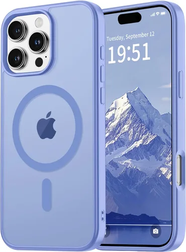 Miniatura 64 de vnnink para iPhone 12 y iPhone 12 Pro, funda de teléfono celular translúcida con protección contra caídas de grado militar, mate magnética