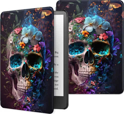 Miniatura 24 de Funda para Kindle básico de 6 pulgadas (11.ª generación), múltiples ángulos, piel sintética, delgada, con función de encendido y apagado automático