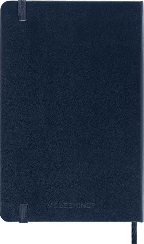 Miniatura 3 de Moleskine - Cuaderno, mediano, a rayas, tapa dura, azul zafiro