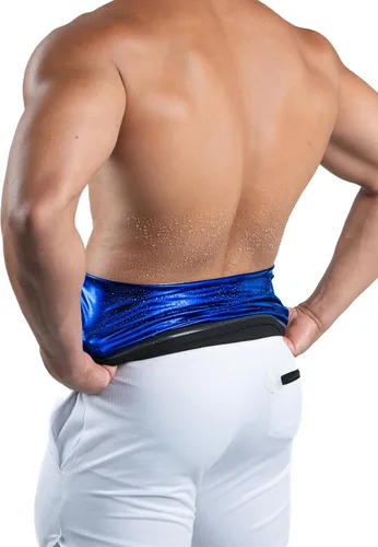 Miniatura 3 de Kewlioo Tónico de cintura que atrapa el calor para hombre, entrenador de cintura para hombres, cómodo y discreto, cinturón térmico para sauna