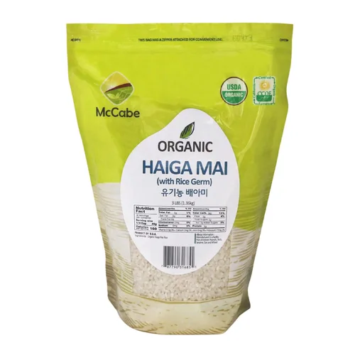 Miniatura 4 de McCabe Arroz dulce orgánico – Arroz pegajoso glutinoso Arroz orgánico sin gluten y sin OGM rico en fibras y minerales Certificado orgánico USDA
