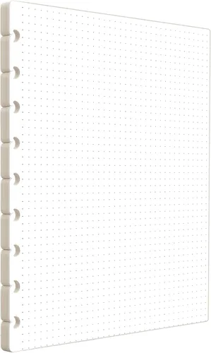 Miniatura 13 de Páginas de notas en cuadrícula se adaptan a 9 discos de planificadores clásicos Happy Planner, recambios de notas, insertos preperforados para Happy