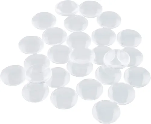 Miniatura 8 de HAUTOCO 27 piezas de cabujones de cristal transparente de 1.378 in, azulejos de cabujón de cúpula de vidrio de 1 3/8 pulgadas, redondos