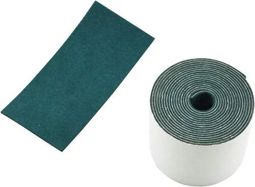 Miniatura 7 de FOSHIO Fieltro de microfibra para envolver bordes de escobilla de 6.6 ft de longitud, fieltro de gamuza verde oscuro para cubrir los bordes