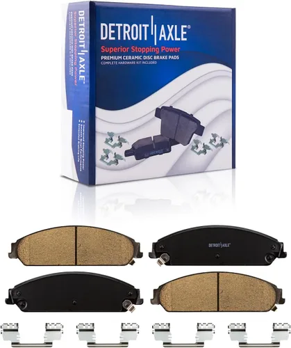 Miniatura 90 de Detroit Axle - Pastillas de Freno para Nissan Altima Sentra 350Z Juke INFINITI G35, Pastillas de Freno Cerámica Delanteras y Traseras Reemplazo