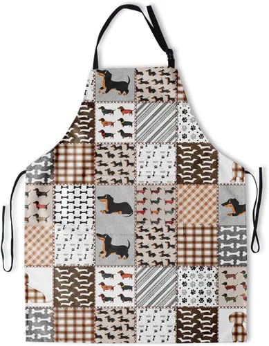 Miniatura 38 de Delantal con bolsillos, delantales para mujeres y hombres, delantal de cocina para cocinar, jardinería, servidor, camarera, pintura