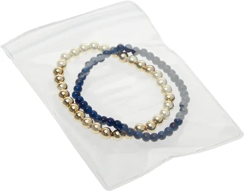 Miniatura 5 de Stockroom Plus Paquete de 100 bolsas de plástico transparente para joyas, aretes, collares, mini bolsas resellables para pequeñas empresas