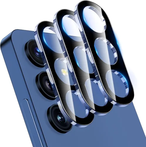 Miniatura 15 de YWXTW Paquete de 3 protectores de lente de cámara para Samsung Galaxy S22 / S22 Plus, vidrio templado 9H, antiarañazos, ultra fino Transparente