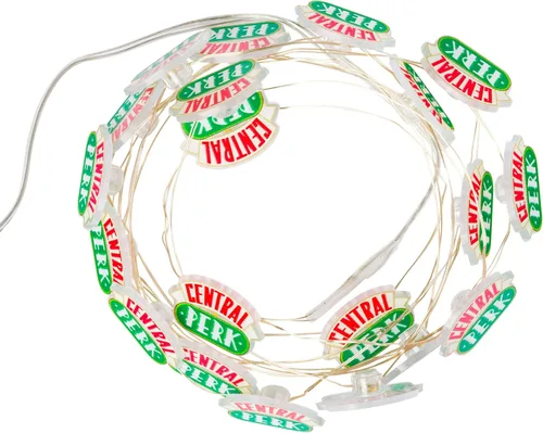 Miniatura 4 de Silver Buffalo Friends Central Perk Juego de 20 luces de cuerda decorativas en forma de taza, de 7 pies de largo, alimentadas por batería