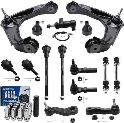 Miniatura 77 de Detroit Axle - Kit de suspensión frontal de 16 piezas para RWD Chrysler 300 Dodge Charger Challenger Magnum 6 brazos de control con rótulas 2