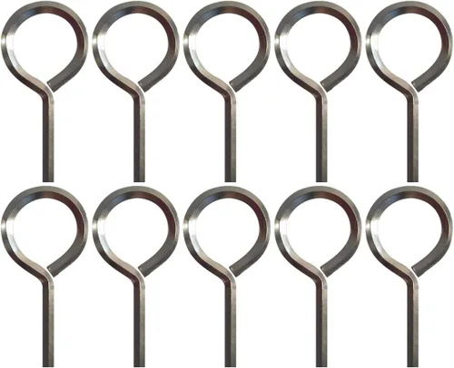 Llave hexagonal de 5/32 pulgadas, llave Allen con bucle completo, llave de puerta Allen para dispositivos de salida de pánico, metal sólido, 10