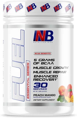 Miniatura 4 de BCAA en polvo, 0.18 oz de aminoácidos BCAA, bebida de recuperación después del entrenamiento para construcción muscular, recuperación y resistencia
