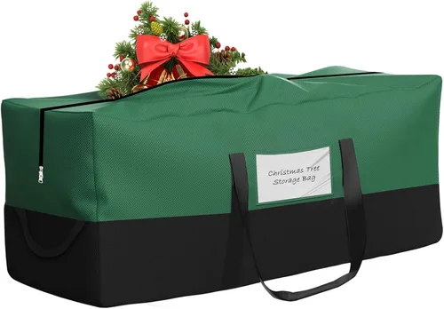 Bolsa de almacenamiento para árbol de Navidad, se adapta a árboles artificiales de hasta 10 pies de altura, material Oxford 600D, bolsa resistente
