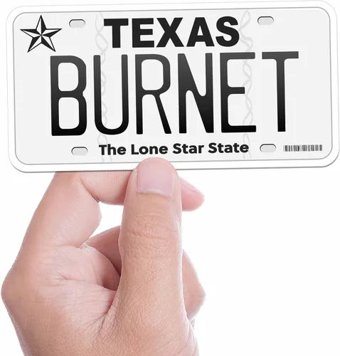Miniatura 16 de Calcomanía para placa de matrícula de Texas, elige entre más de 50 ciudades de TX, calcomanía para parachoques de Texas para automóvil, calcomanías