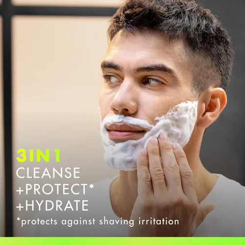 Miniatura 3 de Gillette Labs - Gel de afeitar espumoso rápido para hombres, sin alcohol, tinte y parabenos con vitamina B3 y algas marinas, refresca y calma