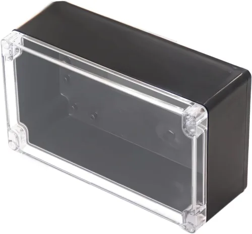 Miniatura 35 de Caja de proyecto IP65 Caja de conexiones impermeable ABS cajas eléctricas negras para bricolaje, Estuche electrónico para proyectos de energía, Caja