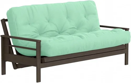 Miniatura 25 de Royal Sleep Products by The Futon Factory - Colchón futón de espuma de 8 pulgadas, tela negra sólida, tamaño Twin, espumas certificadas CertiPUR