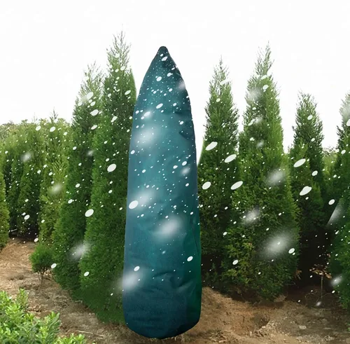 Miniatura 7 de EBaokuup Zip A - Cubiertas para plantas de árbol, protección contra la congelación, 79 pulgadas de alto x 24 pulgadas de ancho, mantas de escarcha