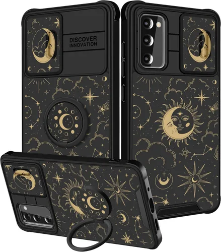 Miniatura 110 de Funermei Funda para teléfono Samsung Galaxy Note 10 Plus – Funda femenina bonita para niñas, diseño inspirador estético con funda para cámara