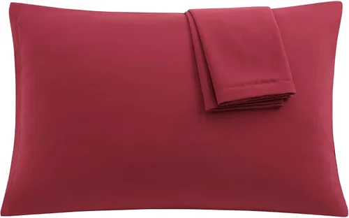 Miniatura 33 de uxcell Paquete de 2 fundas de almohada de microfibra suave serie 1800 con cremallera estándar (20 x 26 pulgadas), color dorado