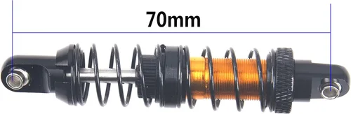 Miniatura 5 de 4 piezas ShareGoo Amortiguador de Metal 70/80/90/100/110/120mm Compatible con Tamiya CC01 Traxxas TRX4 Axial SCX10 D90 D110 RR10 1/10 RC Crawler Car