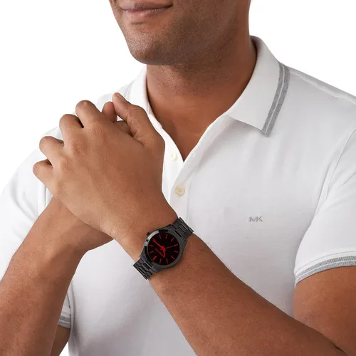 Miniatura 5 de Michael Kors - Reloj de cuarzo Slim Runway de acero inoxidable para hombre