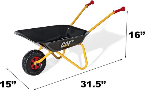 Miniatura 3 de Rolly CAT - Carretilla para niños, bañera de acero sin costuras resistente al óxido con empuñaduras de goma