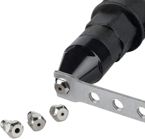 Miniatura 5 de Pistola de remache eléctrica, adaptador de taladro inalámbrico, herramienta de inserción, kit de adaptador de remachador, máquina de remache ciego