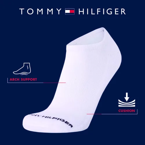 Miniatura 8 de Tommy Hilfiger Calcetines de corte bajo para hombre, paquete de 12 calcetines deportivos para correr que absorben la humedad para hombre