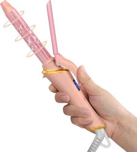 Miniatura 17 de Ukliss Mini rizador de 1/2 pulgada, rizador de barril pequeño de viaje para cabello corto y flequillo, calor rápido de 30 segundos, 5 ajustes