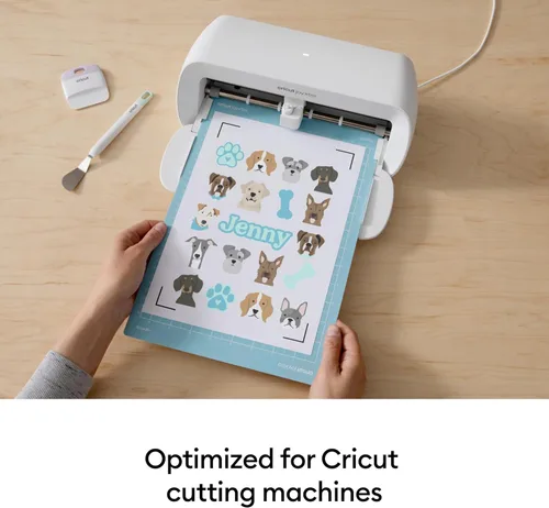 Miniatura 6 de Cricut LightGrip - Juego de alfombrillas de corte (4 unidades, 8.5 x 12 pulgadas), para máquina Joy Xtra, ideal para papel estándar, cartulina