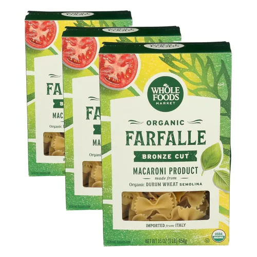 Miniatura 9 de Whole Foods Market, Farfalle orgánico, 16 onzas