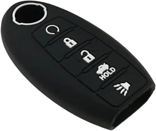 Miniatura 4 de REPROTECTING Funda de goma de silicona para llavero compatible con Nissan Altima SR Armada SL Maxima Murano Pathfinder Rogue Titan Versa Sentra