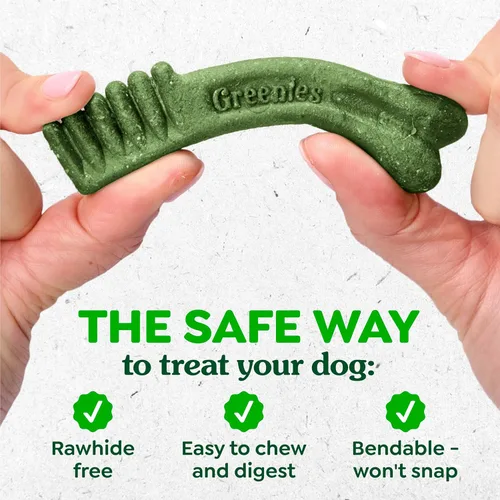 Miniatura 8 de Greenies - Golosinas naturales de cuidado dental para perros pequeños, sabor fresco, paquete de 12 onzas (20 unidades)