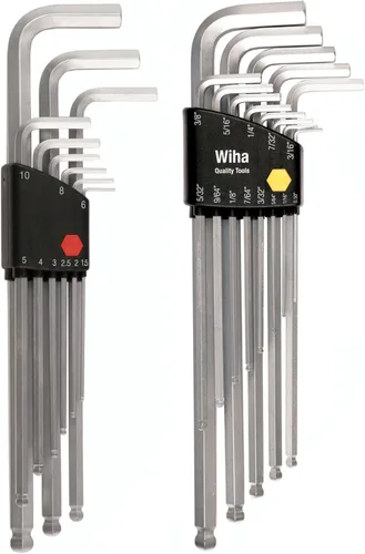 Miniatura 7 de Wiha 66979 Juego de 35 piezas de bandeja de llaves ErgoStar en forma de L - Hex métrico, Hex SAE, Torx